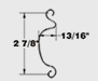 3" Curve Slat