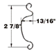 3" Curve Slat