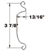 4" Curve