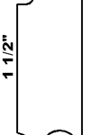 1-1/2" Wooden Slat
