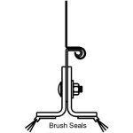 Formed Angle Bottom Bar with Brush Seals