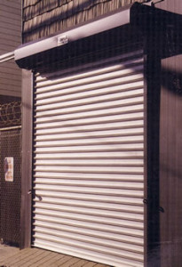 Storefront security doors offer protection from theft. 