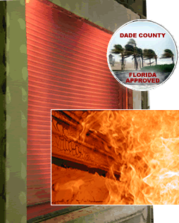 Fire Storm - Dade County Approved Rolling Storm Door