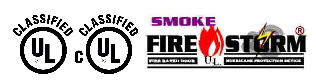 Smoke Fire Storm Logo