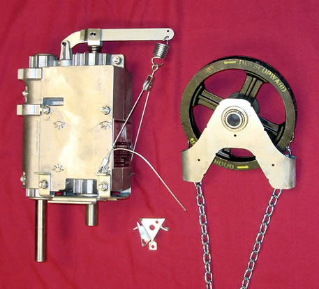 Red-Reset CMX Chain Cable Door Operator