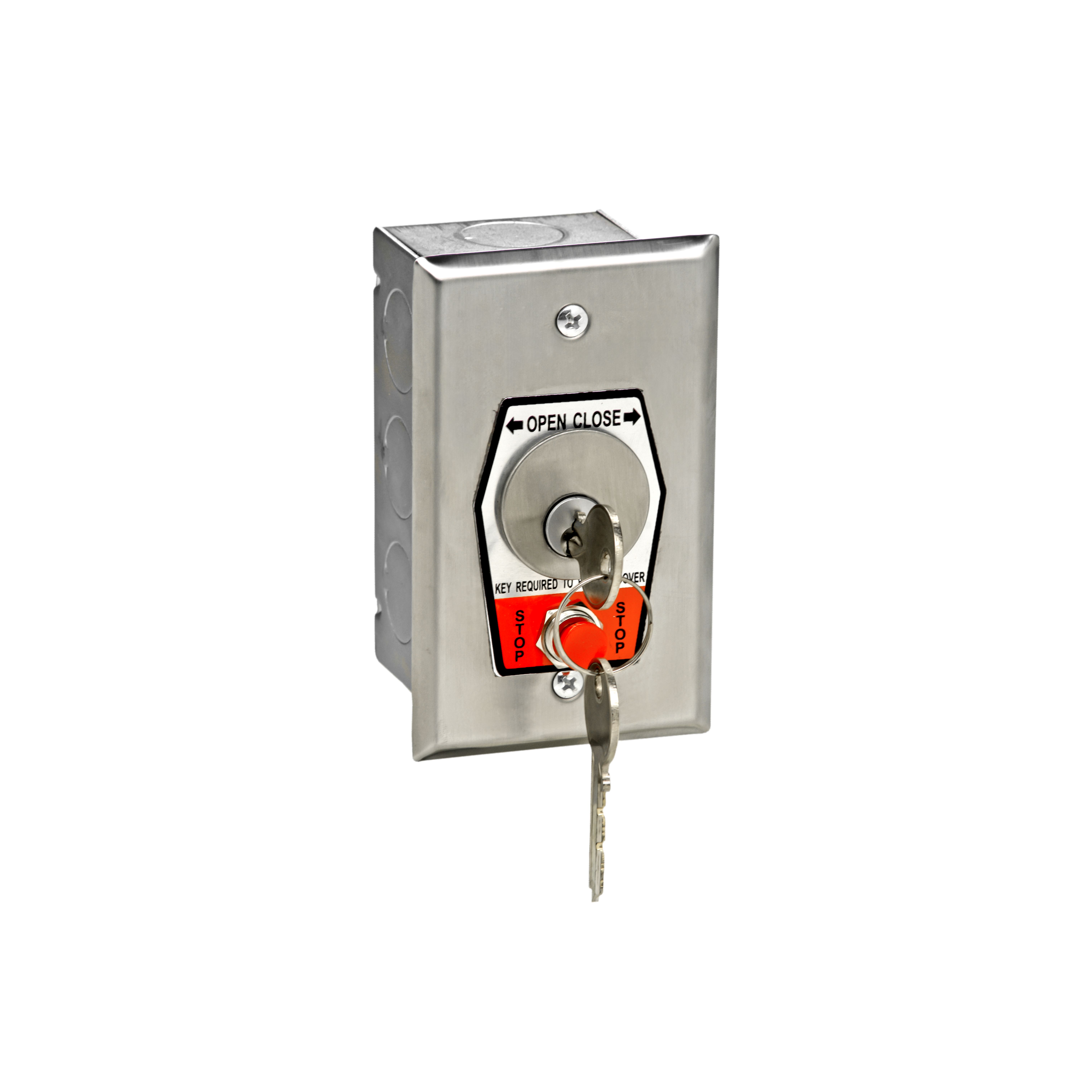 Changeable Core Cylinder Key Switch with Stop Button