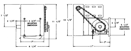 Redi-Midget - Jackshaft Door Operator Drawings