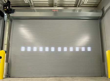 Insulated Roll Up Door Fast Acting, Garage Doors Anchorage