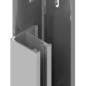 Counter Door Guide Extruded Aluminum F-