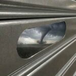 FEMA Rolling Storm Door Vision Lite